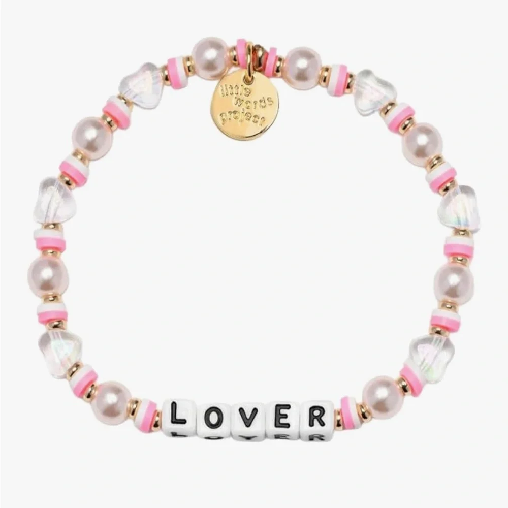 ☀️ NWT - Little Words Project 'LOVER' Bracelet - Picture 2 of 5